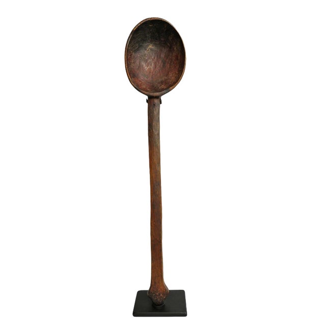 Early 20th Century Old Nigerian Tribal Spoon For Sale