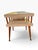 Mid-Century Modern Vintage MCM End Tables Pair Two Tier Formica Tapered Legs Brass Feet For Sale - Image 3 of 8