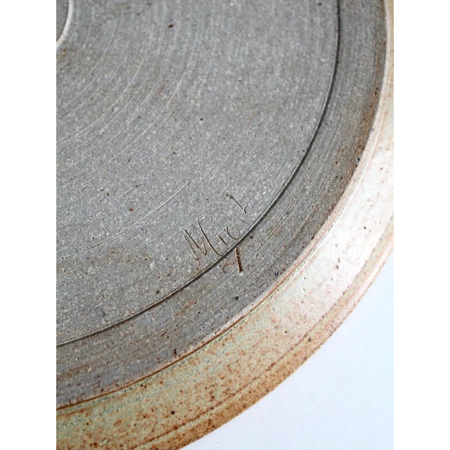 Ceramic Vintage Studio Pottery Platter For Sale - Image 7 of 8