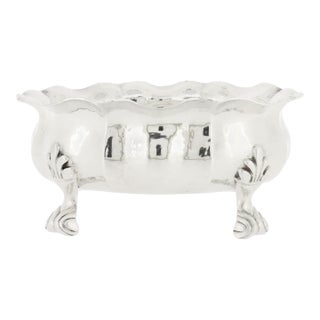 Vintage 5" Buccellati Sterling Silver Footed Bowl For Sale