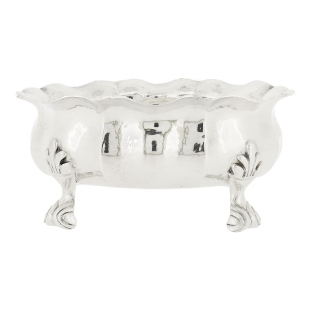 Vintage 5" Buccellati Sterling Silver Footed Bowl For Sale