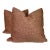 Sedallo Textiles "Electra" in Peach Boucle 22" Pillows-a Pair For Sale