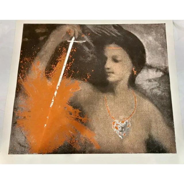 Artwork sold in perfect condition Signed and numbered by hand by the artist on the front. No. 99 Ex. Rare figurative...