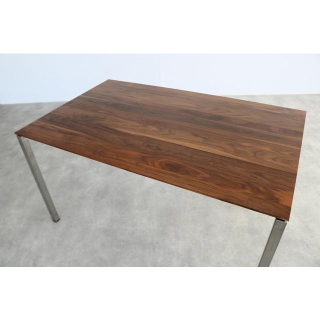 Brown Dining Table in Walnut by Bert Plantagie, 2000s For Sale - Image 8 of 10