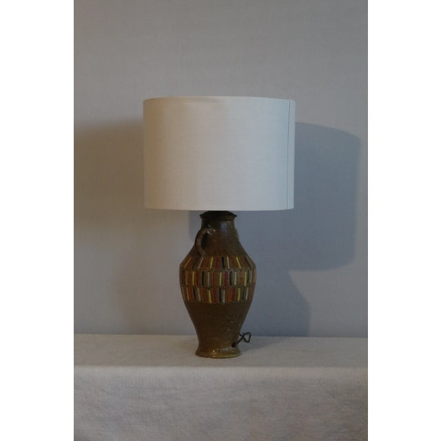Ceramic Bitossi Influence Italian Ceramic Table Lamp For Sale - Image 7 of 8