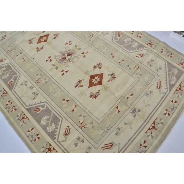 Vintage Anatolian Geometric Rug For Sale - Image 4 of 10