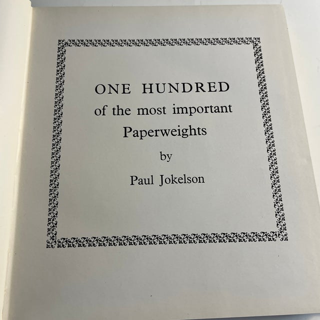 Mid-Century Modern 1960 One Hundred Paperweights Book For Sale - Image 3 of 12