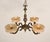Neoclassical Early 20th Century French Neoclassical Style Bronze and Alabaster Chandelier For Sale - Image 3 of 12