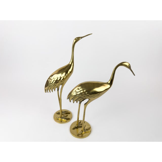 Mid-Century Brass Herons by Gilde Handwerk, 1960s, Set of 2 For Sale - Image 13 of 18