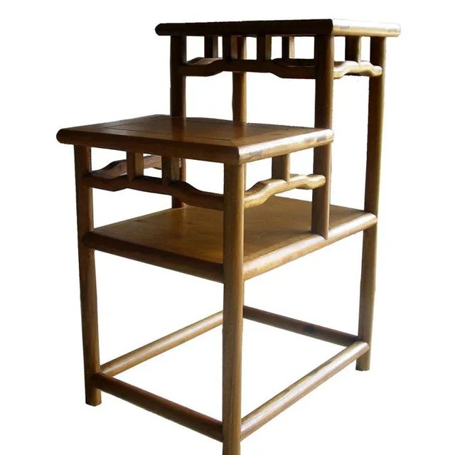 Chinese Stacking Accent Tabel Made of Reclaim Wood For Sale - Image 3 of 5
