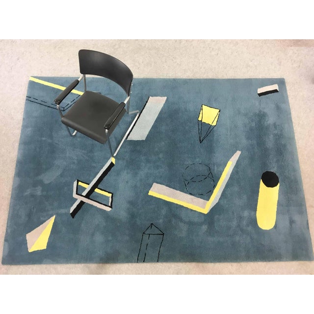Geometric Wool Rug from Fritsch Design, 1984 For Sale - Image 6 of 15