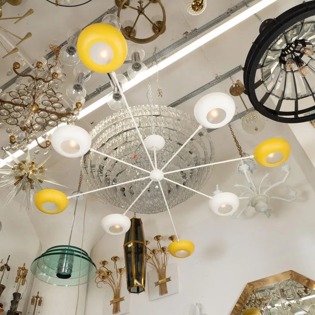 2020s Stilnovo Style Eight-Arm Chandelier by Spark Interior For Sale - Image 5 of 11