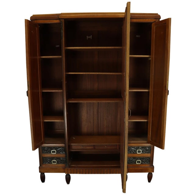 Armoire Art Deco 1920 Antique French Walnut Wood Chairish