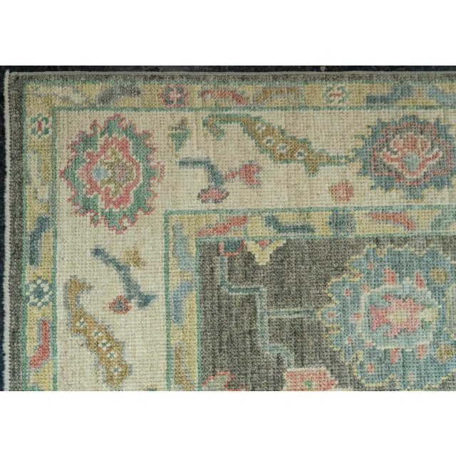 Early 21st Century Turkish Oushak Rug 4' x 6'5" #20318 For Sale - Image 5 of 8