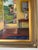 Green Vintage Mediterranean Villa Interior Oil Painting on Canvas – Framed For Sale - Image 8 of 12