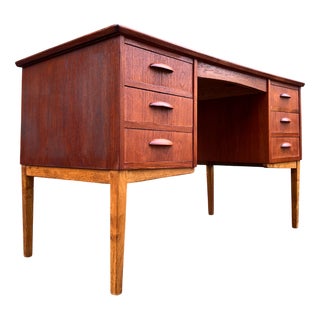 Danish Desk in Teak For Sale
