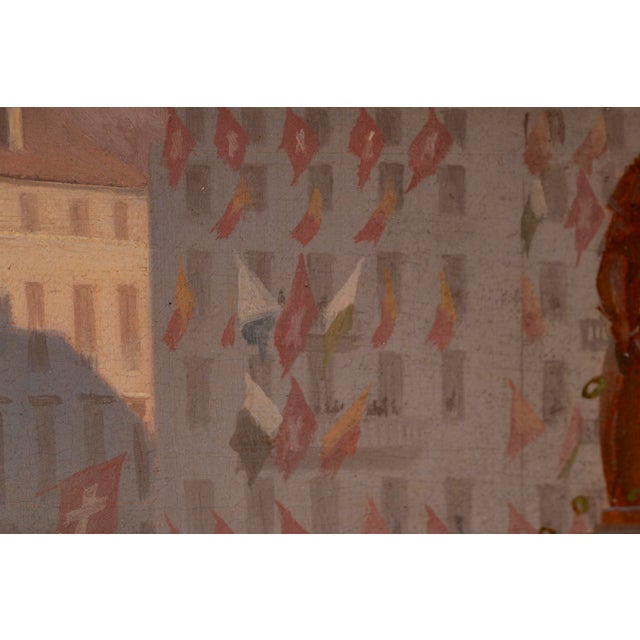 Auguste Doviane, Parade in Geneva, Oil Painting For Sale - Image 3 of 18