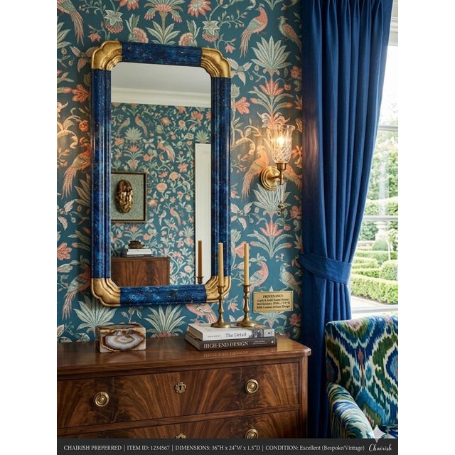 Transform your space with a touch of unapologetic glamour. This bespoke Turtle and Crane masterpiece is a vibrant tribute...