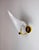 Italian Calla Lily Flower Wall Lamp in Murano Glass, 1970 For Sale - Image 4 of 8