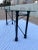 Mid-Century Modern Rectangular Wrought Iron & Glass Console Sofa Table For Sale - Image 11 of 13
