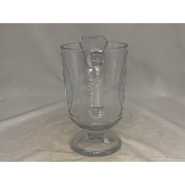 Late 19th Century Late 19th Century EAPG Richards & Hartley Cupid and Venus Flint Glass No. 500 Pitcher c. 1874-1885 For Sale - Image 5 of 9