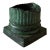 Vintage Green Metal Candle Holder For Sale