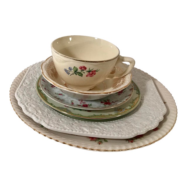 MisMatched China Place Setting 6 Pieces Chairish