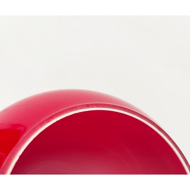 Mid-Century German Red Glass Pendant Lamps from Peill & Putzler, 1960s, Set of 2 For Sale - Image 17 of 18