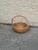 Rustic European Monumental Vintage Handwoven Wicker Gathering Basket With Oversized Handle For Sale - Image 3 of 8