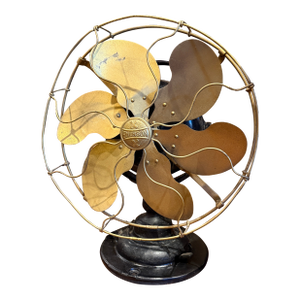 Antique Emerson 6 Blade Table Fan No. 19666