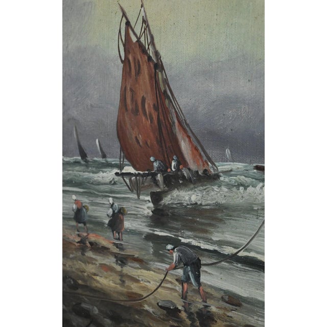 L. Henry, Fishing, Late 19th Century, Oil on Canvas, Framed For Sale - Image 7 of 16