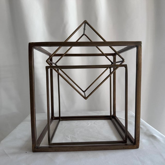 Arteriors Home Arteriors Home Antique Gold Iron McCoy Nesting Sculptures, Set of 3 For Sale - Image 4 of 7