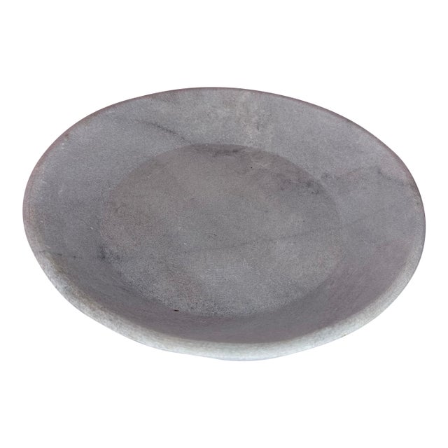 Traditional 12” Marble Dough Bowl For Sale