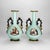 Late 19th Century Pair Large Hand Painted & Gilt Old Paris Porcelain Egyptian Revival Vases C1880 For Sale - Image 5 of 10