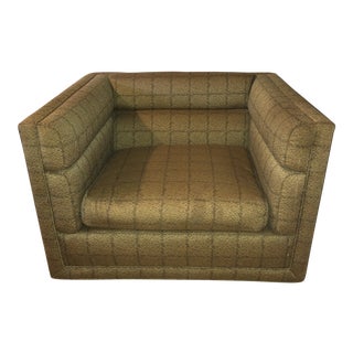 Edward Wormley Dunbar Cube Lounge Chair For Sale