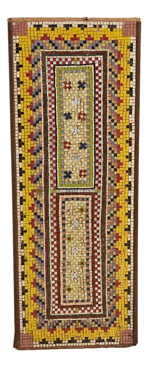 Vintage Glass Mosaic on Panel