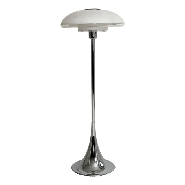 Glass Europa Floor Lamp by Verner Panton for Louis Poulsen, 1970s For Sale