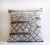 VINTAGE BATIK ACCENT PILLOW CHARCOAL AND NATURAL LINEN Description: Vintage Batik Accent Pillow Charcoal and Natural Linen...