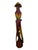 Brown Vintage Folk Art Wood Sculpture Parrot Hand Carved & Painted 41” For Sale - Image 8 of 12
