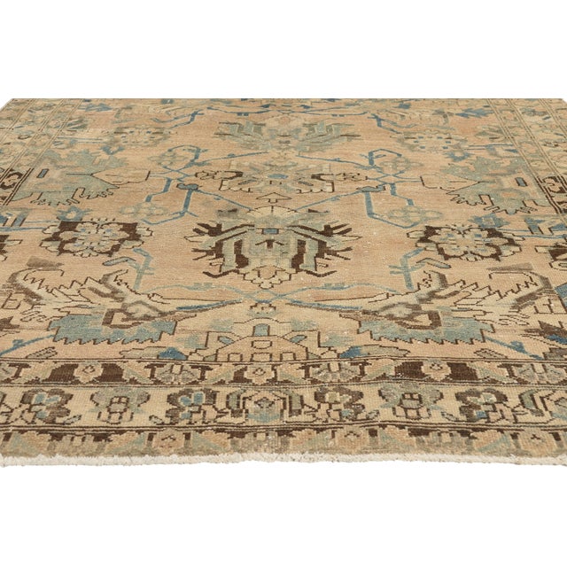Vintage Persian Hamadan Rug, 05'05 X 09'08 For Sale - Image 4 of 10