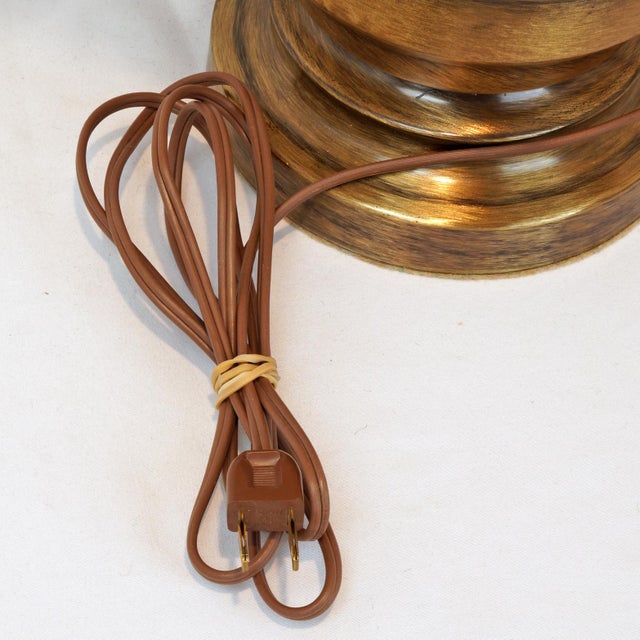 Rare Vintage 1970s Tabletop Johnson Greek Goddess Oil Rain Lamp With Shade For Sale - Image 13 of 13