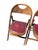 A handsome and increasingly hard-to-find group of eight vintage folding chairs by ACME Chair Company, including six...