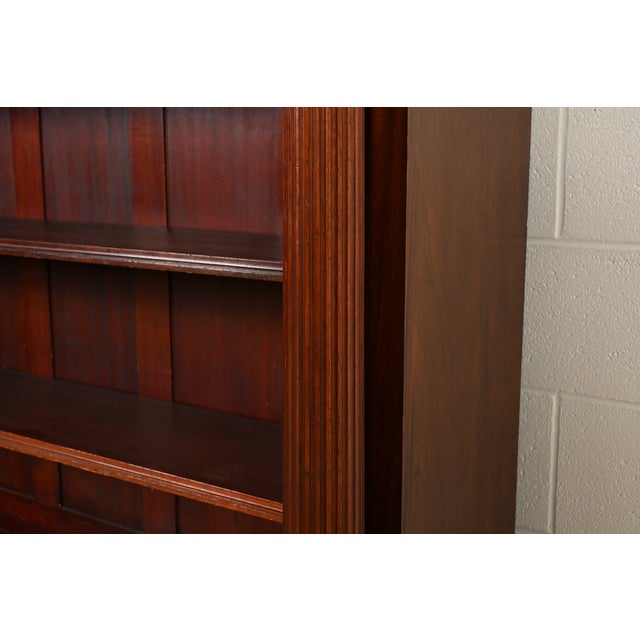 Brown R. J. Horner Style American Empire Carved Mahogany Bookcase, Circa 1920s For Sale - Image 8 of 12