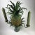 Forest Green 1990’s Petite Choses Pineapple Double Candelabra For Sale - Image 8 of 11