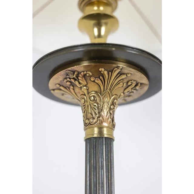 Restoration Style Floor Lamp in Bronze, 1900s For Sale - Image 9 of 13
