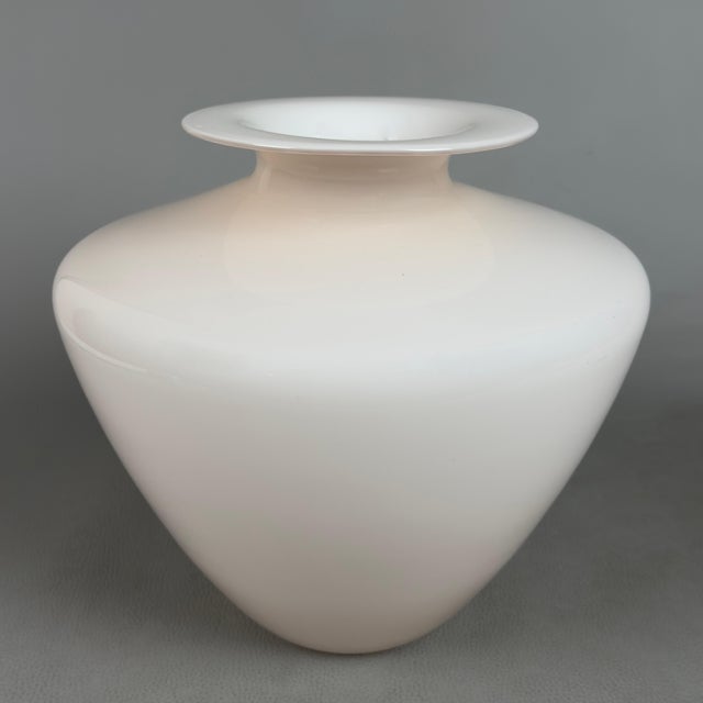 Modern Pink Glossy Murano Glass Vase by V. Nason & C., 1970s For Sale - Image 10 of 10