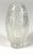 Art Deco 1960s Oval Cut Glass Vase For Sale - Image 3 of 6