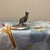 Metal Vintage Solid Pewter Miniature Kangaroo With Joey Figurine For Sale - Image 7 of 8