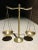 Vintage Solid Brass Scales of Justice Balance With Barley Twist For Sale In Denver - Image 6 of 13
