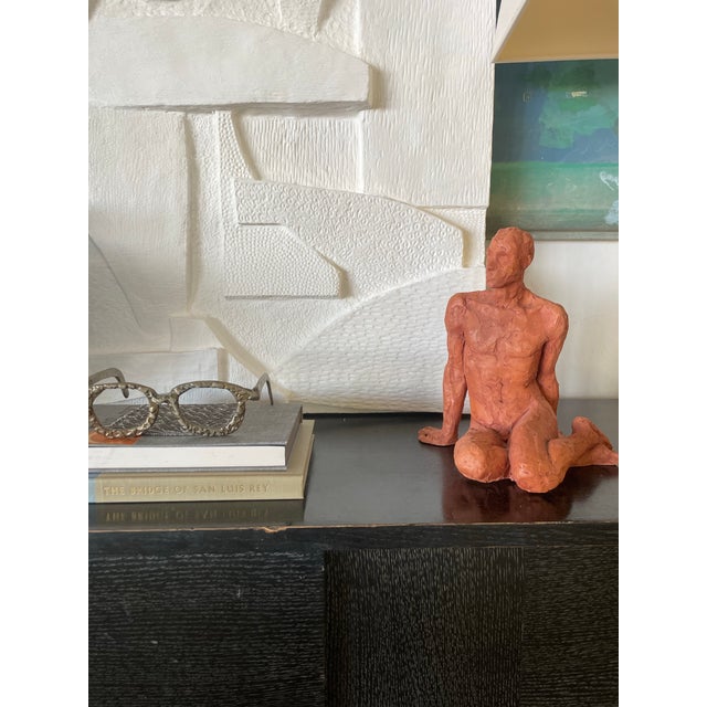 Sculpture Materials Textured Cubist Relief For Sale - Image 7 of 11